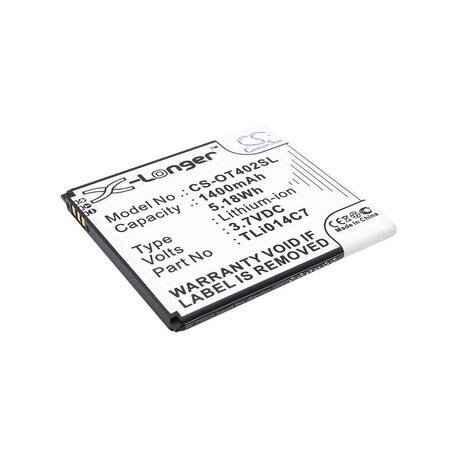 Bsc Preferred Alcatel One Touch Pixi First OT-4024 OT-4024D OT-4024X Mobile Phone Replacement Battery CS-OT402SL
